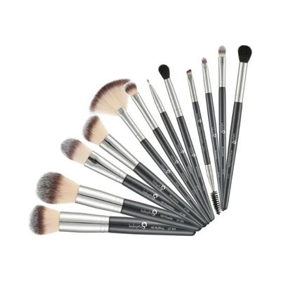 London Pride Cosmetics Hd Premuim Brush Set Black 12's - Face Brush