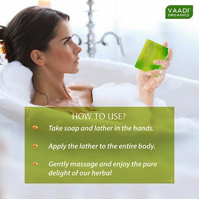 Vaadi Herbals Exotic Kiwi Soap With Green Apple Extract 75 gm - Soaps