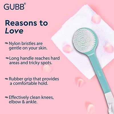 Gubb Bath Brush with Long Handle 1's - Scrubs & Exfoliants