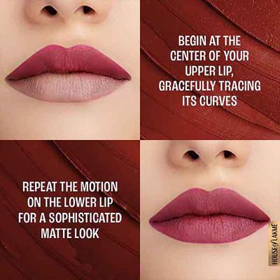 Lakme Forever Matte Lipstick, Made With French Rose Oil Extracts, Red Ruby, 4.5 gm - Lipsticks