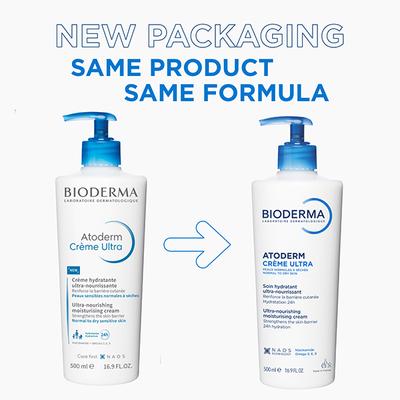 Bioderma Atoderm Creme Ultra-Nourishing - Moisturizer For Normal To Sensitive Dry Skin 500 ml - Face Moisturizers