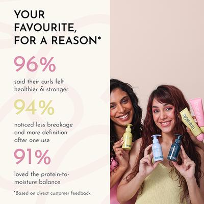 Fix My Curls Complete Curl Care Kit, Cleansing Shampoo, Moisturizing Shampoo, Hydrating Deep Conditioner, Leave-in Cream and Defining Hair Gel for Soothing, Moisturized & Defined Curls Pack Of 5 5's - Hair Sets & Kits