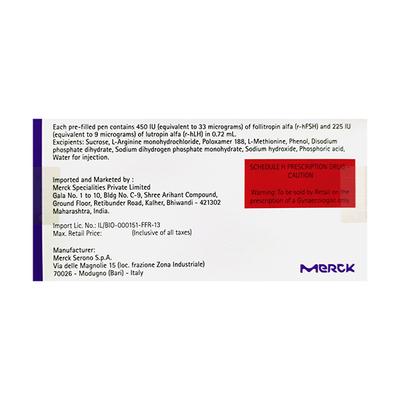 PERGOVERIS 450/225iu Prefilled Pen 0.72ml - Hormonal Therapy-Tro