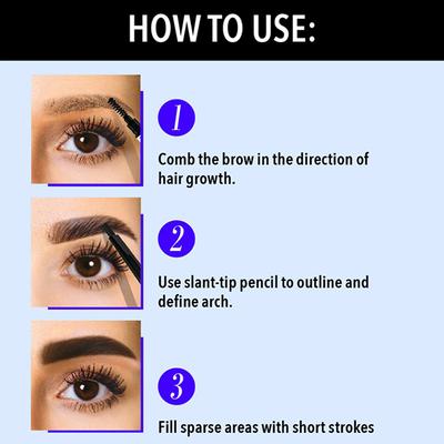 Blue Heaven Brow Perfect Eyebrow Pencil Enhancer, Honey Brown 0.3 gm - Eyebrow Pencils & Enhancers