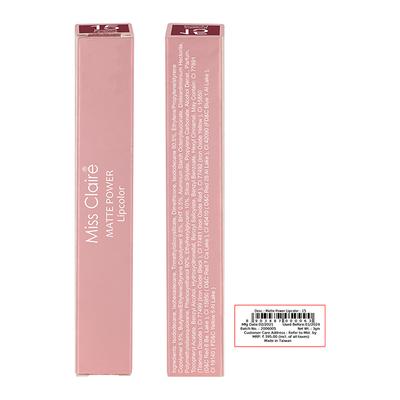 Miss Claire Matte Power Lip color - 15 Bloggers Favourite 3gm - Liquid Lipsticks