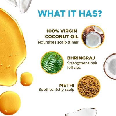 Coco Soul Shampoo -With Coconut & Ayurveda- Paraben & Sulphate Free 200ml - Shampoos