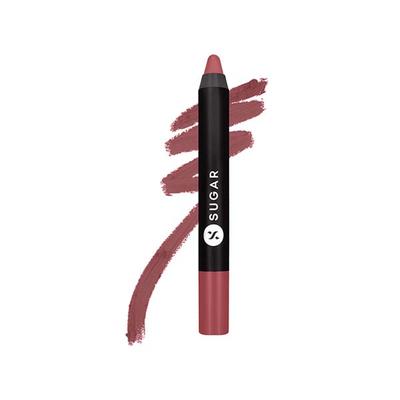 Sugar Cosmetics Matte As Hell Crayon Lipstick 07 Viola 2.5 gm - Lip Crayons