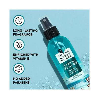 Find Your Happy Place Sunkissed Ocean Waves Body Mist Sea Salt & Water Blossom 200 ml - Body Mist/Spray