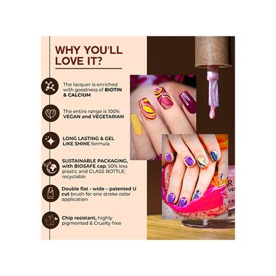 Colorbar Vegan Nail Lacquer Silver Ring-201 8 ml - Nail Polish