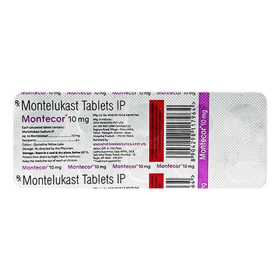 MONTECOR 10mg Tablet 10's - Allergies-Ant