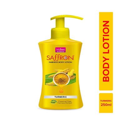 VI-John Saffron Turmeric Fairnes Body Lotion for Men & Women 250 ml - Lotions & Creams