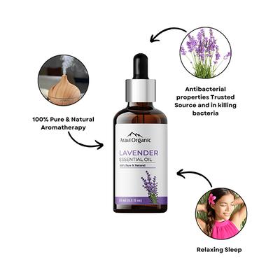 Aravi Organic Tea Tree and Lavender Essential Oil Combo Pack 30ml 2's - Essential Oils