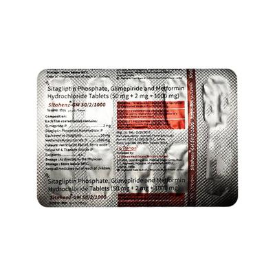 SITAHENZ GM 2/1000 Tablet 10's - Diabetes-Ant