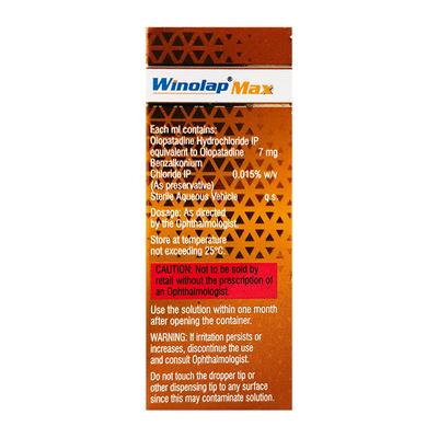 WINOLAP MAX Eye Drops 2.5ml - Eye conditions-Oph