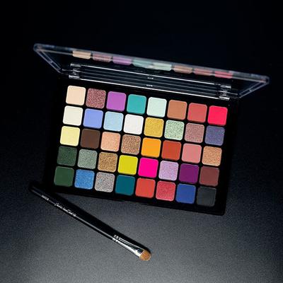 Europe Girl 40 Shade Eyeshadow Palette Vibrant Tone 40 gm - Eye Shadow Palettes