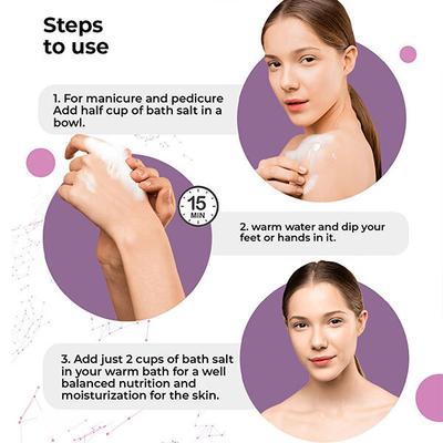 Cosmos by Bewakoof Detoxifying Bath Salt Powered By Lavender 100 gm - Bath Salts