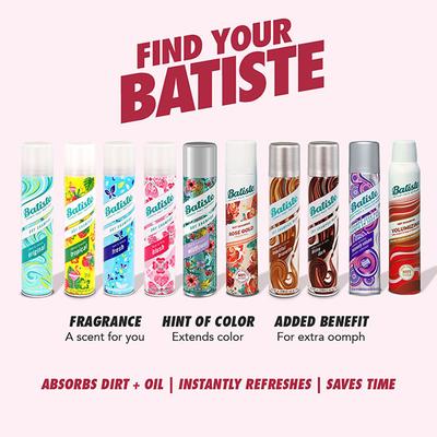 Batiste Dry Shampoo Naughty 200 ml - Dry Shampoos & Conditioners