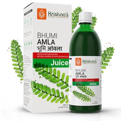 Krishna's Herbal & Ayurveda Bhumi Amla Juice 500 ml - Ayurvedic Juices