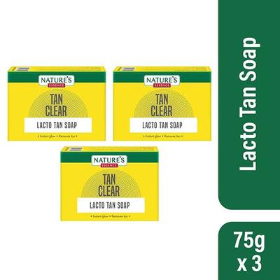 Nature's Essence Tan Clear Lacto Tan Soap For Bath 3's - Soaps