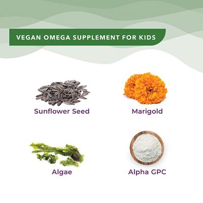 Wellbeing Nutrition Marvel Marvel Hulk Melts Kids Vegan Algae Omega-3(EPA and DHA) Alpha GPC Lutein (30 Strips) - Multi-Vitamins