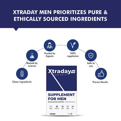 Nuvox Xtraday Supplement Tablet for Men 30's - Sexual Care