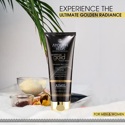 Ayouthveda Sparkling Gold Face Wash 100 ml - Face Washes