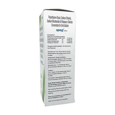 APEG SUGAR FREE ORANGE FLAVOUR Oral Solution 200ml - Constipation-Lax