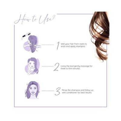 Sanfe Selfly Stunner Scalp Massager Brush 1's - Massagers