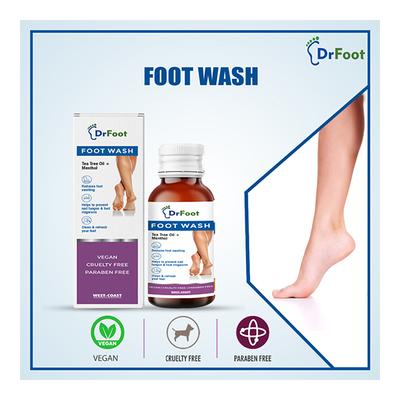 Dr Foot Foot Wash - Tea Tree Oil + Menthol 100 ml - Foot Creams & Lotions