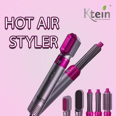 Ktein 5 In 1 Hot Air Styler A Versatile Hair Dryer Comb and Styling Tool for Curly Hair, Straightening, Curling, Drying, Combing, Scalp Massage 1500 gm - Hair Dryers