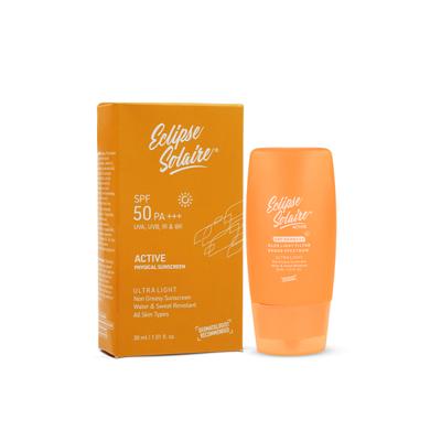 Eclipse Solaire Active Sunscreen SPF 50 PA+++ Cream 30 ml - Face Creams