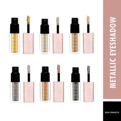 Swiss Beauty Mettalic Liquid Eyeshadow A - (Pack of 6 - 2.25ml) 1's (N) - Eyeshadow, Bases & Primers