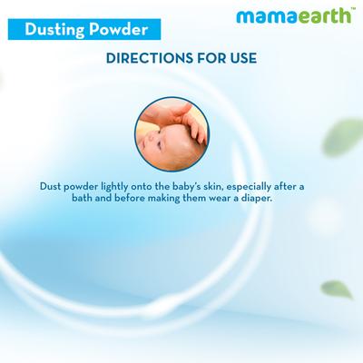 Mamaearth Baby Powder with Organic Oatmeal & Arrowroot 300gm - Baby Powder