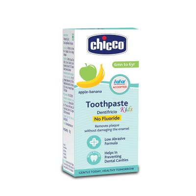 Chicco Kids Toothpaste (6 month to 6 yr) - Apple Banana 50 gm - Toothpaste