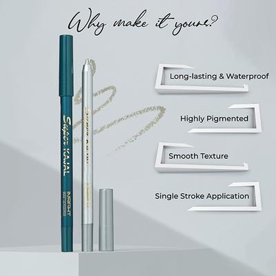Insight Cosmetics Super Kajal - Electric Blue 1.7 gm - Kajal & Kohls