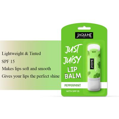 Jaquline USA Just Juisy Lipbalm Mint 4.5 gm - Lip Balms