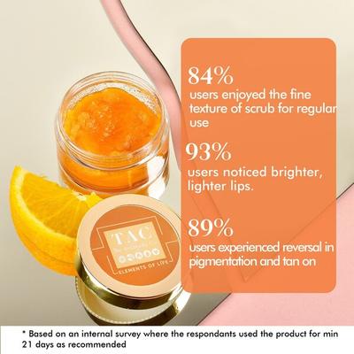 TAC The Ayurveda Co. Vitamin C&E Lip Scrub 25 gm - Personal Care (Ayush)