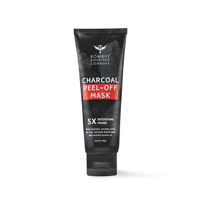 Bombay Shaving Company Charcoal Peel-Off Mask With Kaolin Clay & Tea Tree Oil For Blackhead Removal 100gm - Masks & Peels