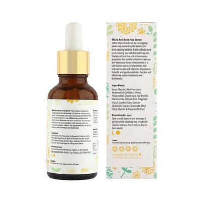 Skivia Anti-Acne Face Serum with Niacinamide & Tea Tree Oil 30 ml - Face Serum