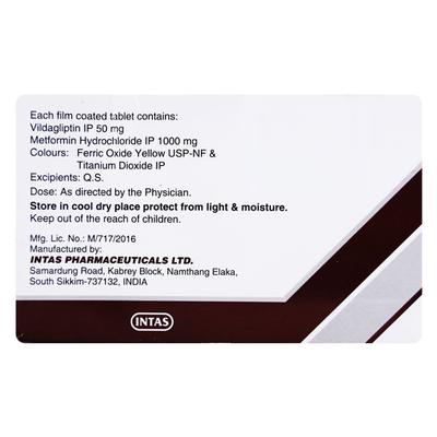 INTAGLIP M FORTE Tablet 10's - Diabetes-Ant