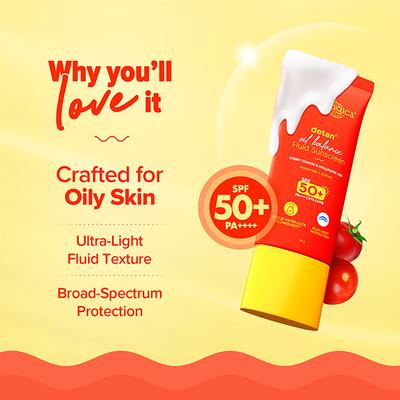 Aqualogica Detan+ Oil Balance Fluid Sunscreen 50 gm - Body Sunscreen