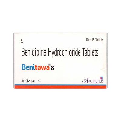 BENITOWA 8 Tablet 15's - Hypertension-Cal