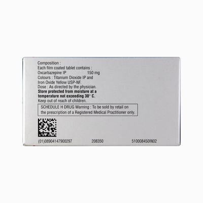 Trioptal 150mg Tablet 10'S - Epilepsy/Convulsion-Ant