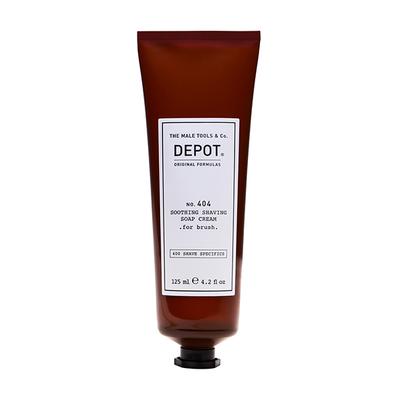 Depot 404 Soothing Shaving Soap Cream (For Brush) 125 ml - Shaving Creams
