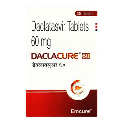 Daclacure 60mg Tablet 28'S - Viral infections-Ant