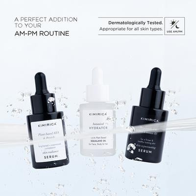 Kimirica Skin Radiance Face Serum with 100% Plant-based AHA & Peptide for Youthful Glow 30 ml - Face Serum