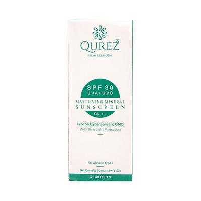 Qurez Mattifying Mineral Sunscreen Spf 30 50 ml - Face Sunscreen