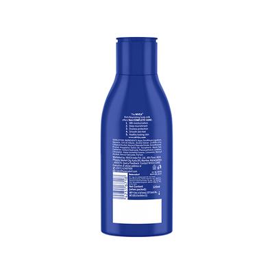 Nivea Body Milk Nourishing Lotion 72h Moisture Intense Care, Almond Oil & Vitamin E for Dry to Very Dry Skin 120ml - Lotions & Creams