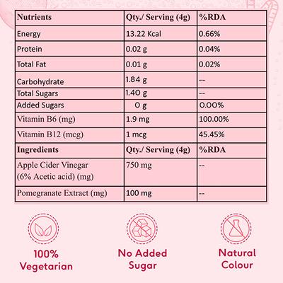 HK Vitals Apple Cider Vinegar 750mg, for Weight Management and Gut Health, Supports Digestion, No Added Sugar, Watermelon Flavour, 15 Effervescent Tablets 4's - Apple Cider Vinegar - Acv