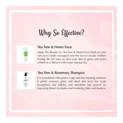 The Beauty Co. Tea Tree Collection Kit - Face Wash & Cleansers